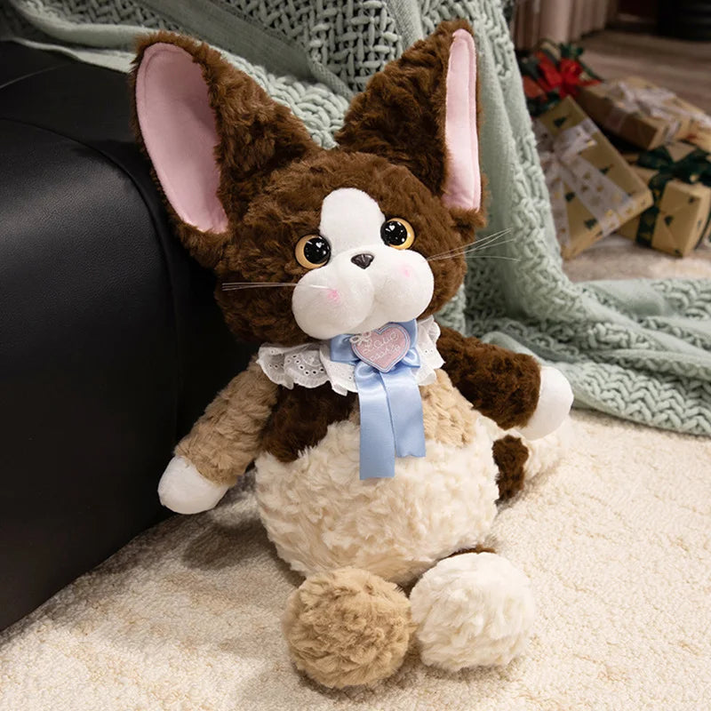 Scarfy the Cozy Kawaii Cat Snuggle Plushie