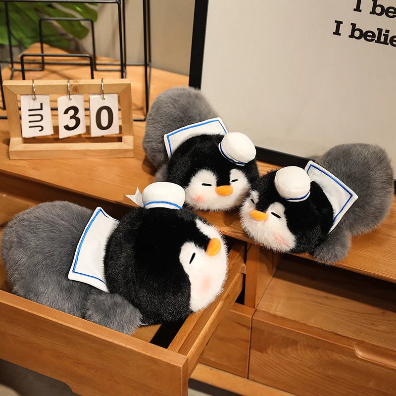 Cozy Kawaii Penguin Snuggle Plush Pillow