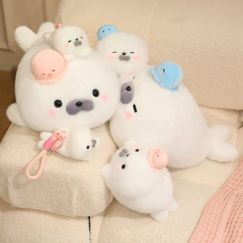 Cozy Seal & Octopus Snuggle Plush Duo
