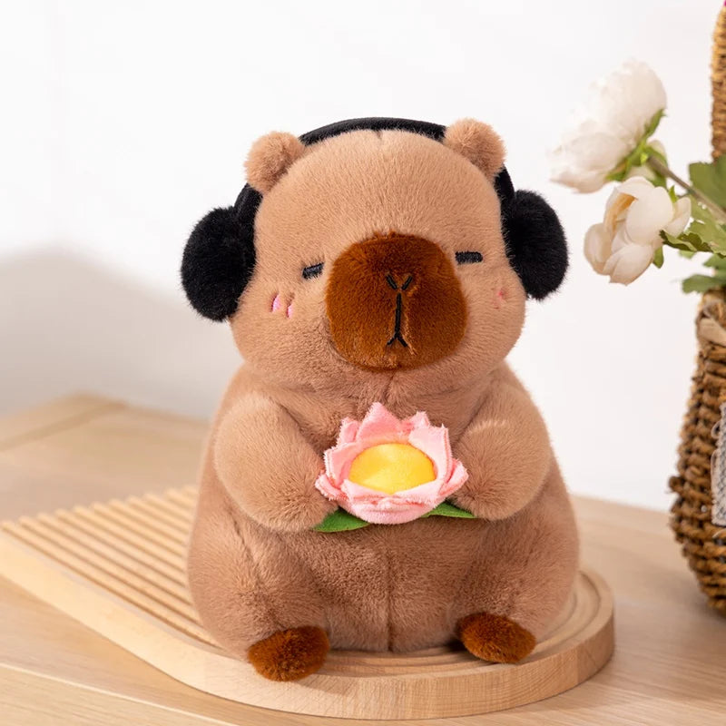 Cheeks the Lotus White Faced Monkey Capybara Plush