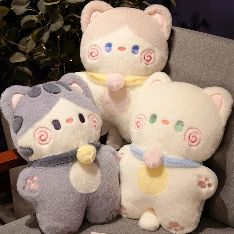 Bella the Kawaii Bell Cat Sleeping Cushion Plush