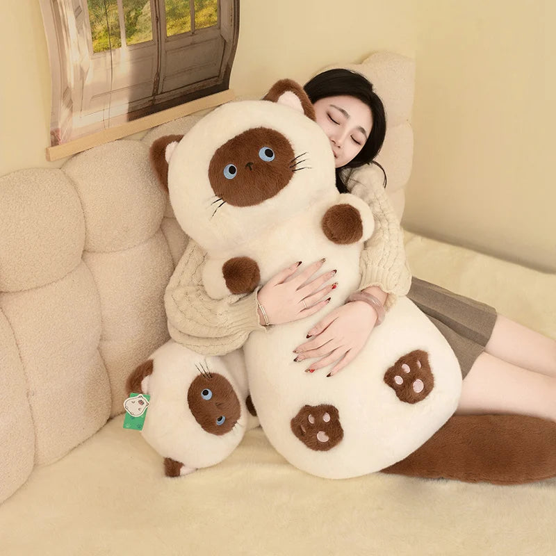 Puffy Round Kawaii Kitten Plushie Collection