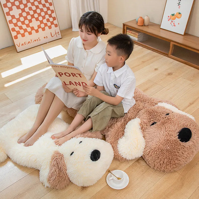 Biscuit the Giant Lying Dog Floor Plush