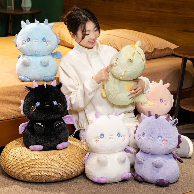 Drago the Flying Winged Kawaii Dragon Snuggle Plushie