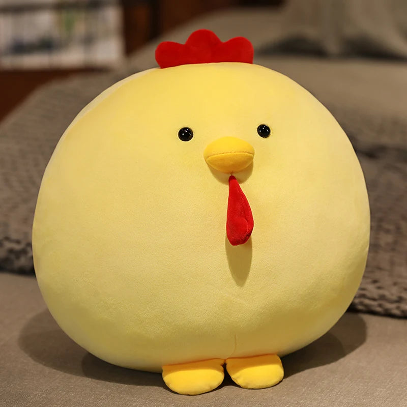 Sunny the Chonky Round Yellow Chick Sleeping Pillow