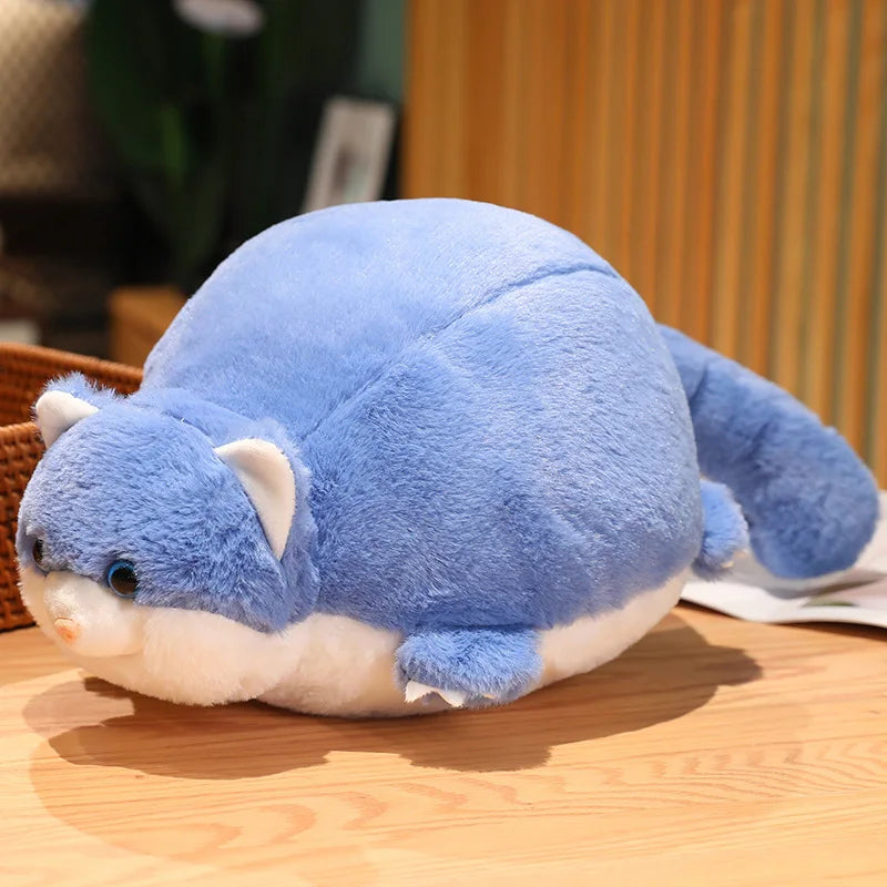 Fatty the Round Cat Crocodile Puffer Fish Plush Pillow