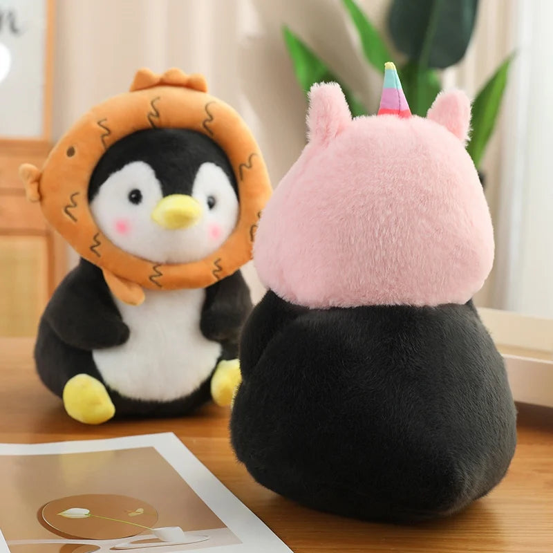 Waddles the Kawaii Shape-Shifting Penguin Plush Pillow