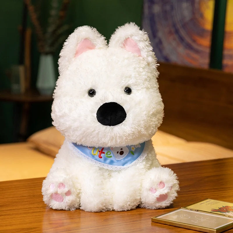 Westie the Kawaii White Terrier Dog Plush Pillow