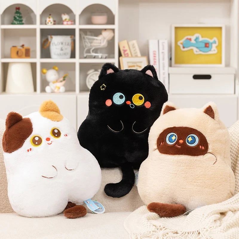 Chonky Round Kitten Snuggle Plushie