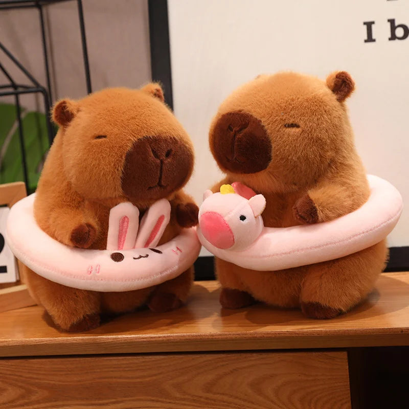 Capy the Swimming Circle Dress-Up Capybara Plushie