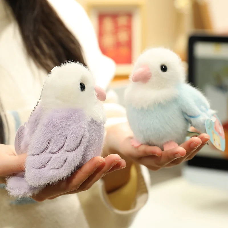 Polly the Kawaii Slap Band Parrot Bird Keychain Plushie