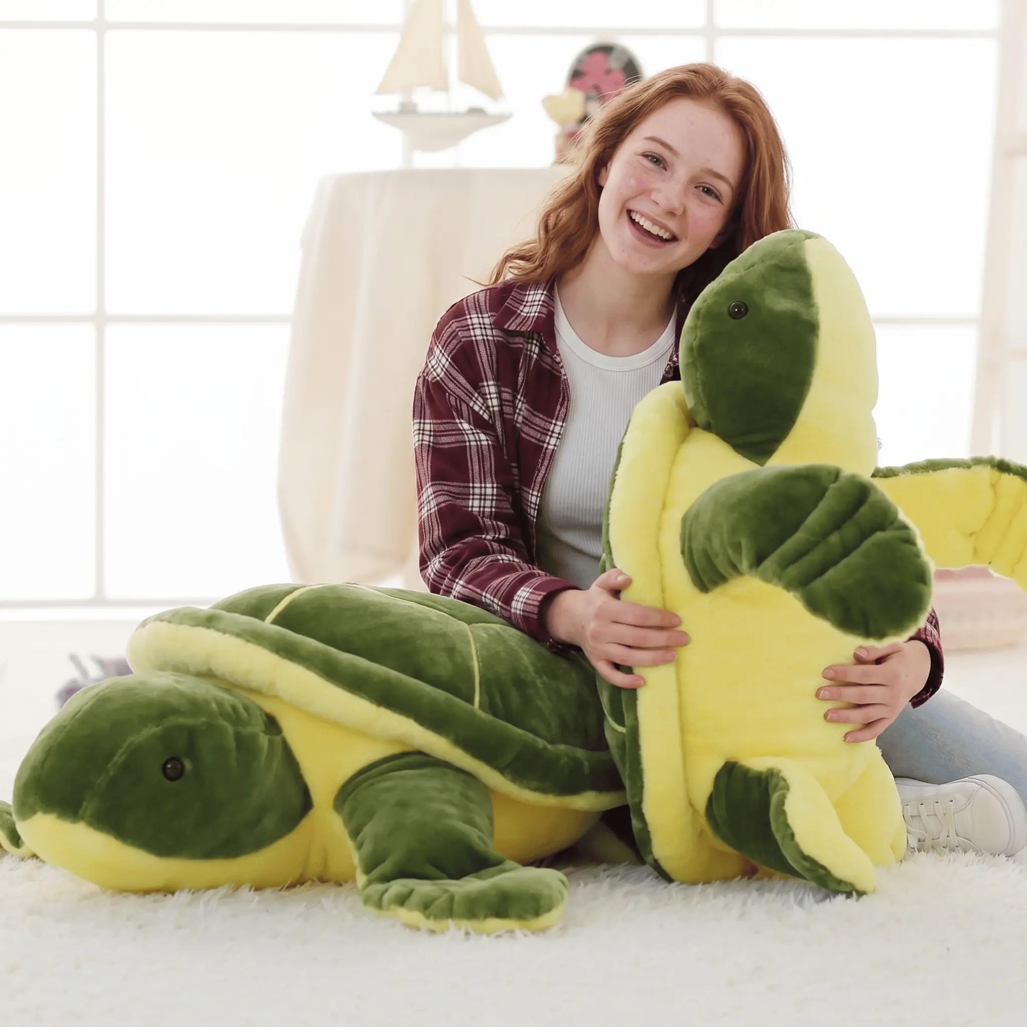 Shelby the Plumpy Turtle Snuggle Pillow
