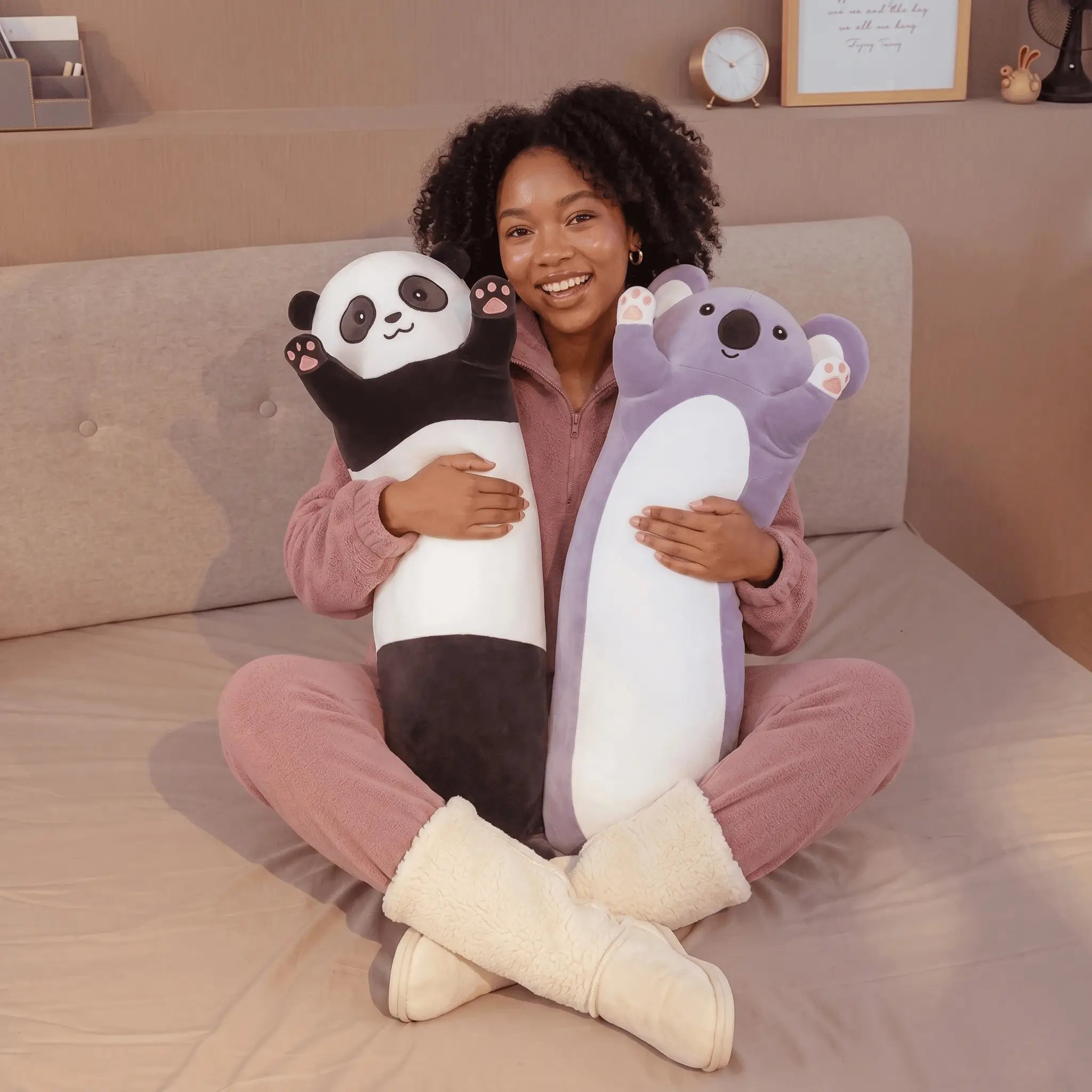 Snoozy Bear Kawaii Koala Panda Long Pillow