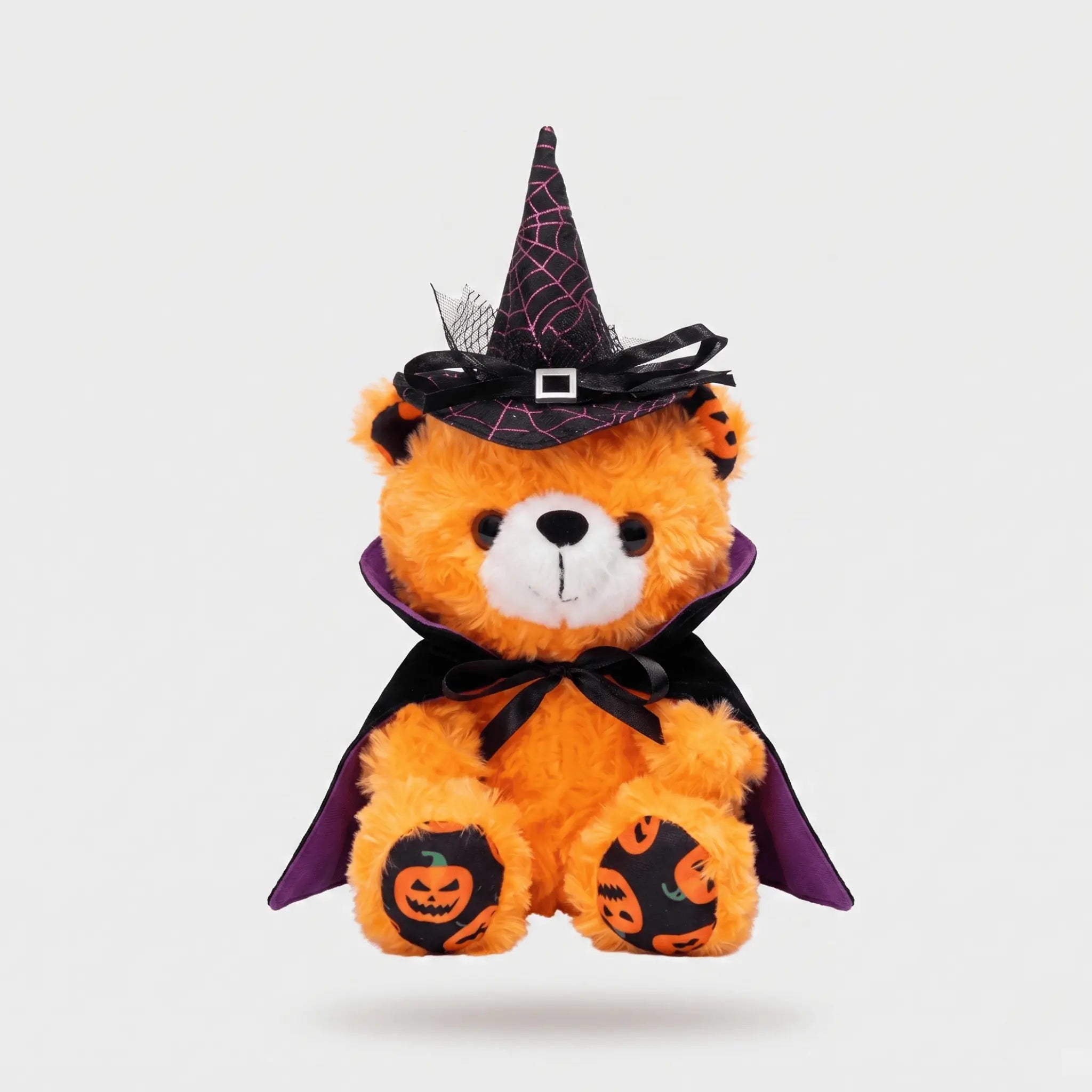 Spooky the Kawaii Halloween Cloaked Bear Plushie