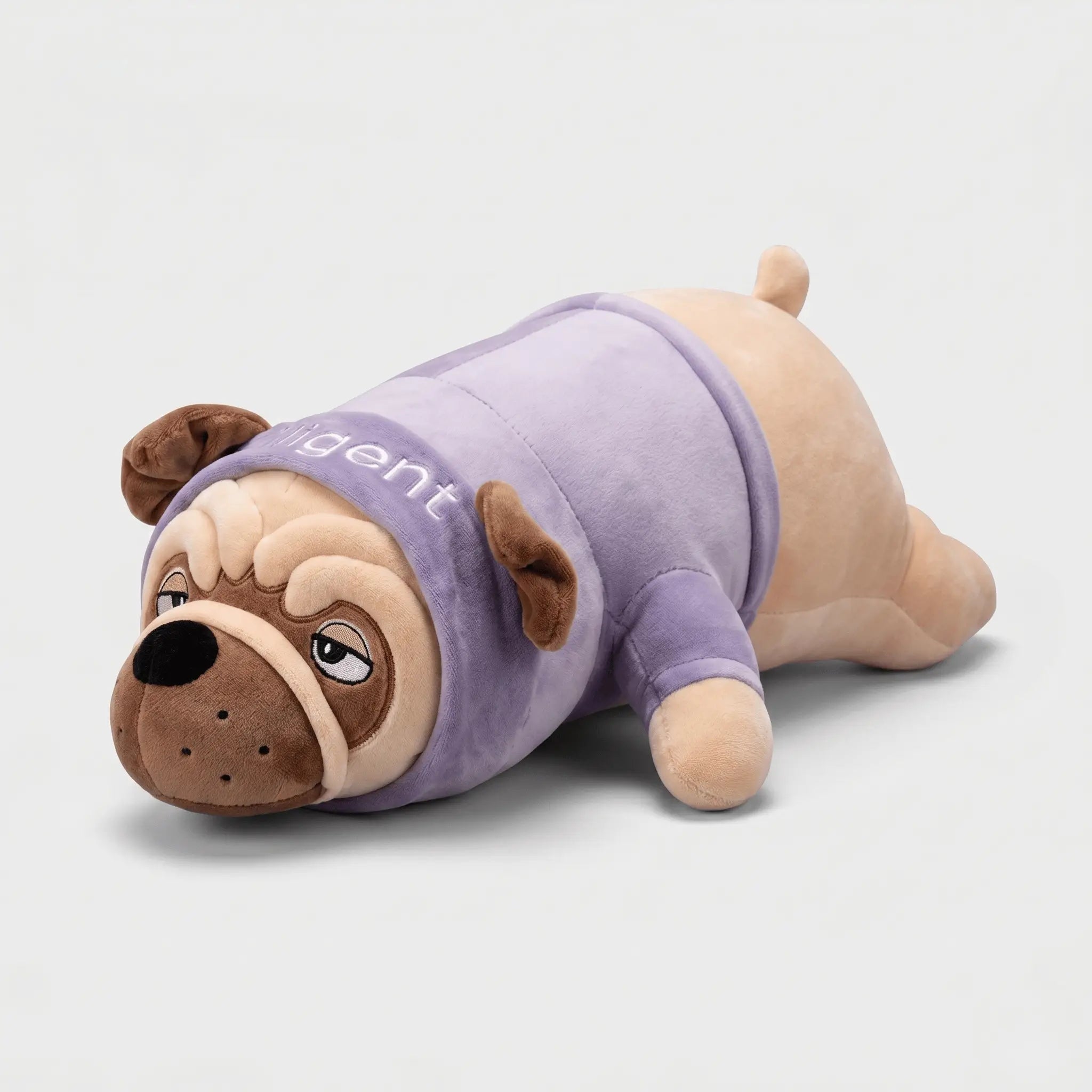 Wrinkles the Chubby Shar Pei Pug Dog Plush Pillow