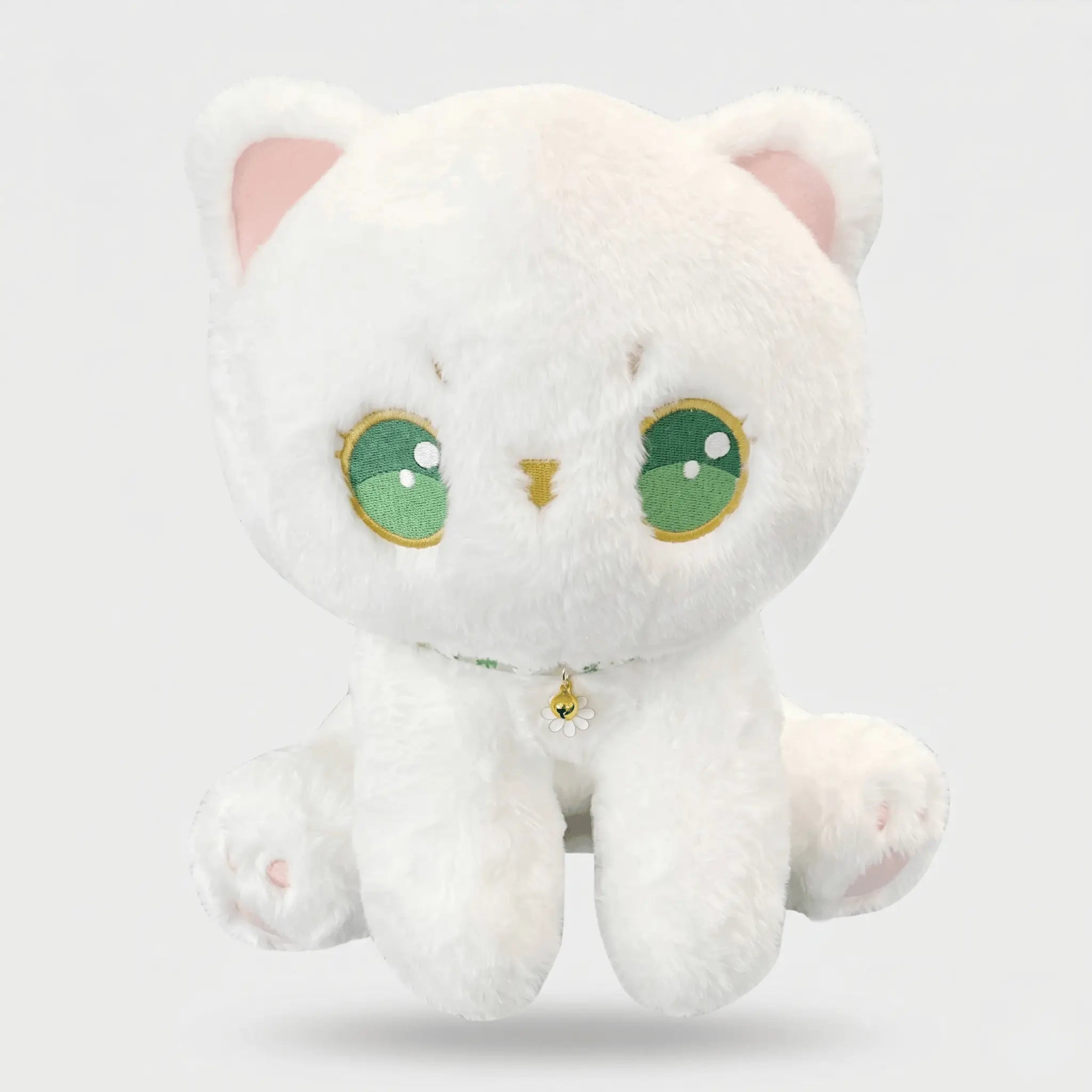 Glow the Kawaii Luminous White Cat Snuggle Plushie