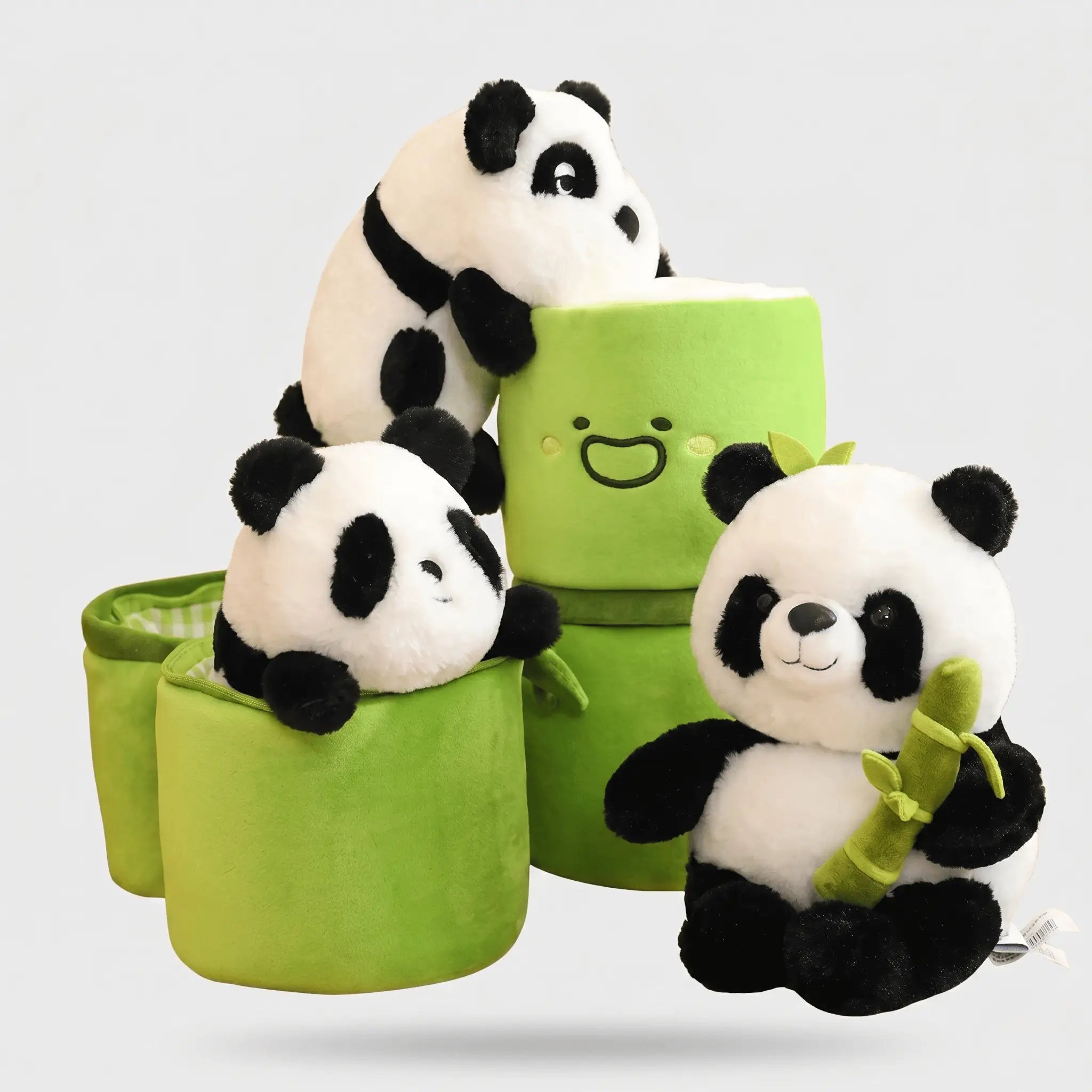 Bamboo Hugger Kawaii Panda Snuggle Plushie