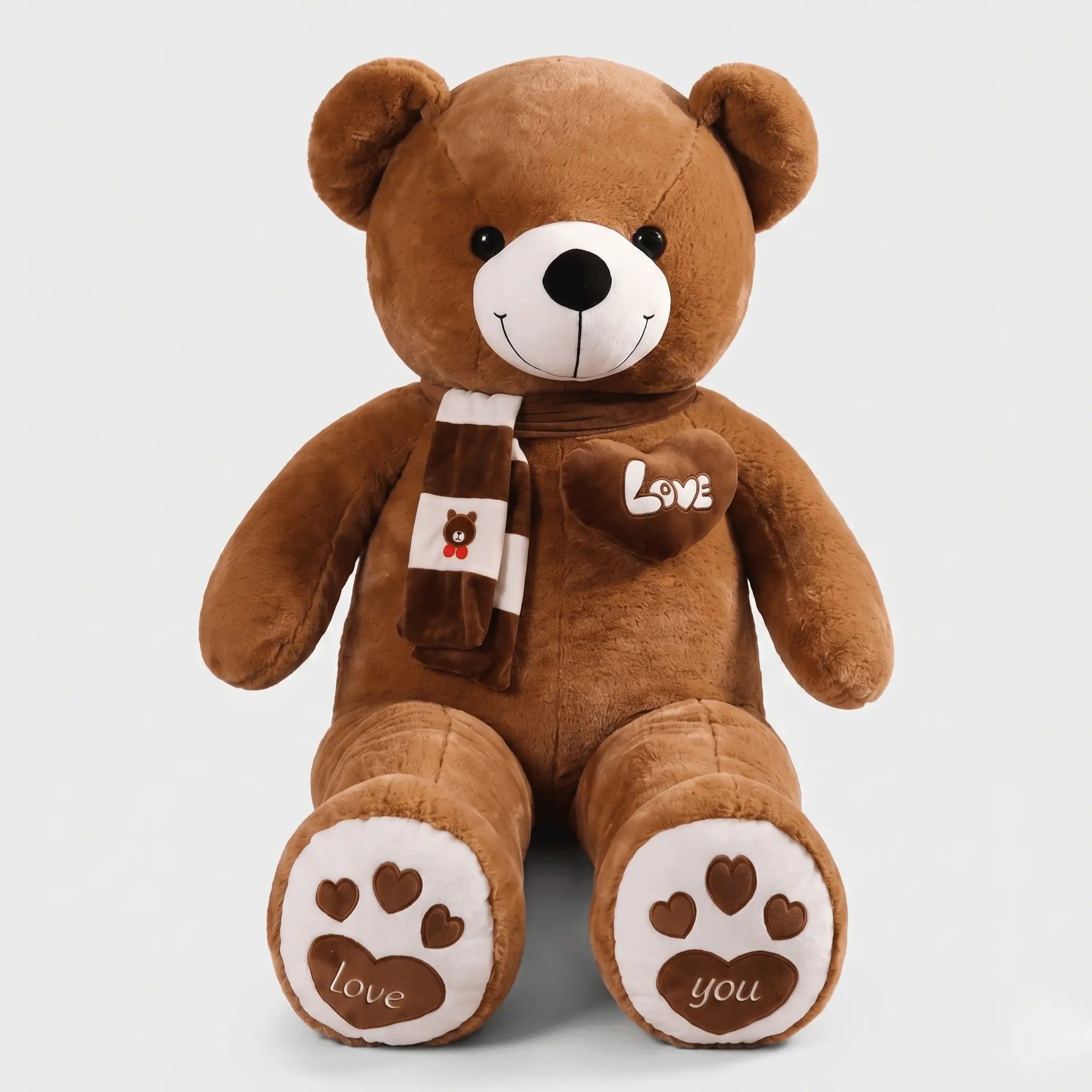 Cozy Bear with Scarf Snuggle Plush