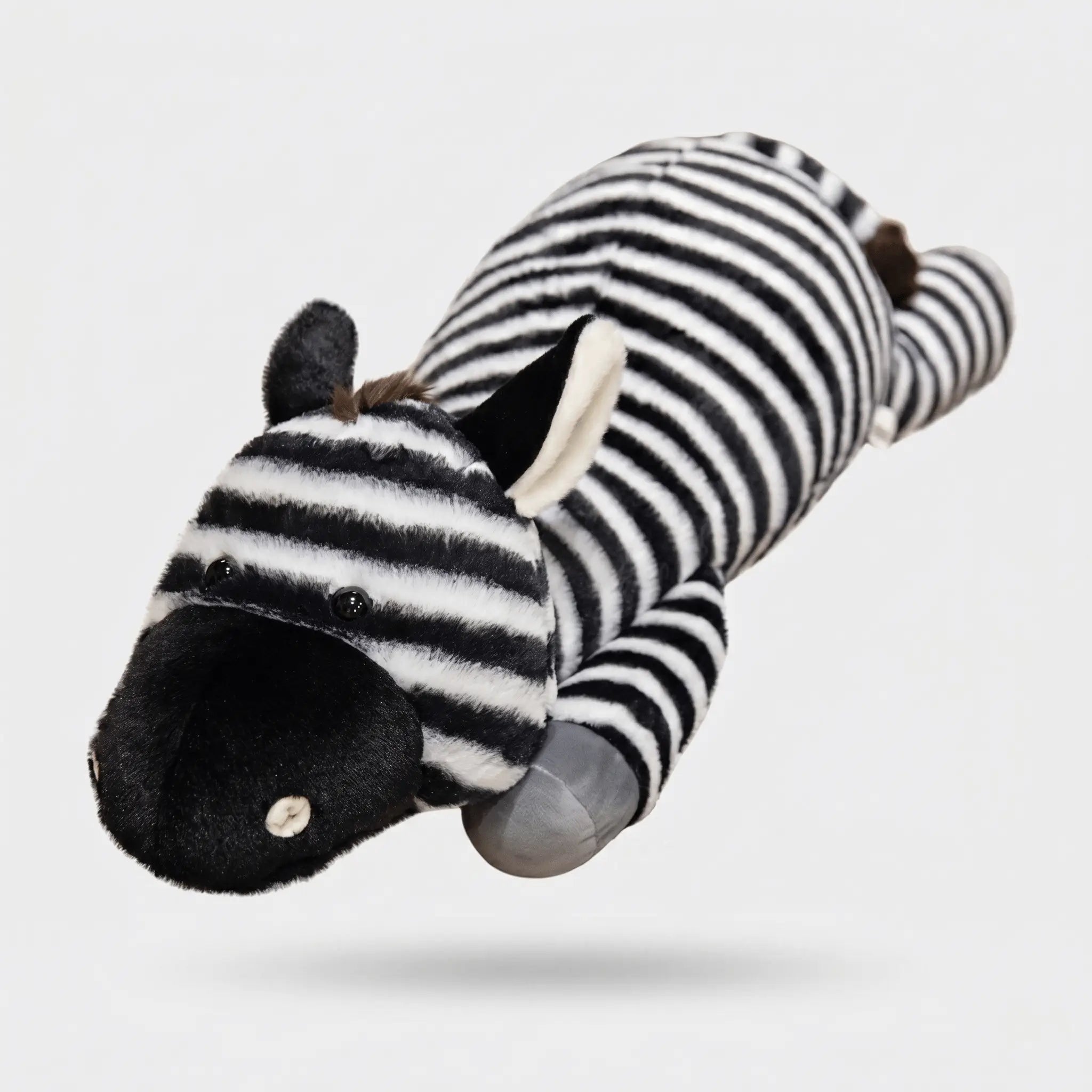 Zigzag the Kawaii Fluffy Giant Zebra Horse Snuggle Floor Plush