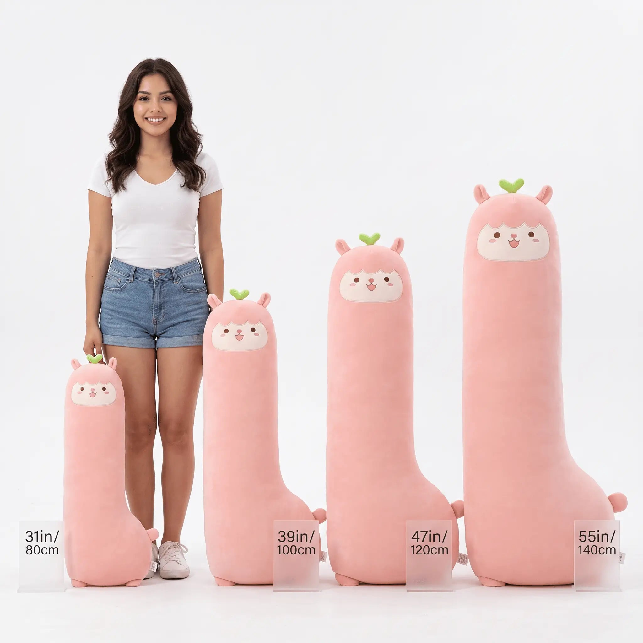 Squidgy Animal Long Removable Sleeping Pillow