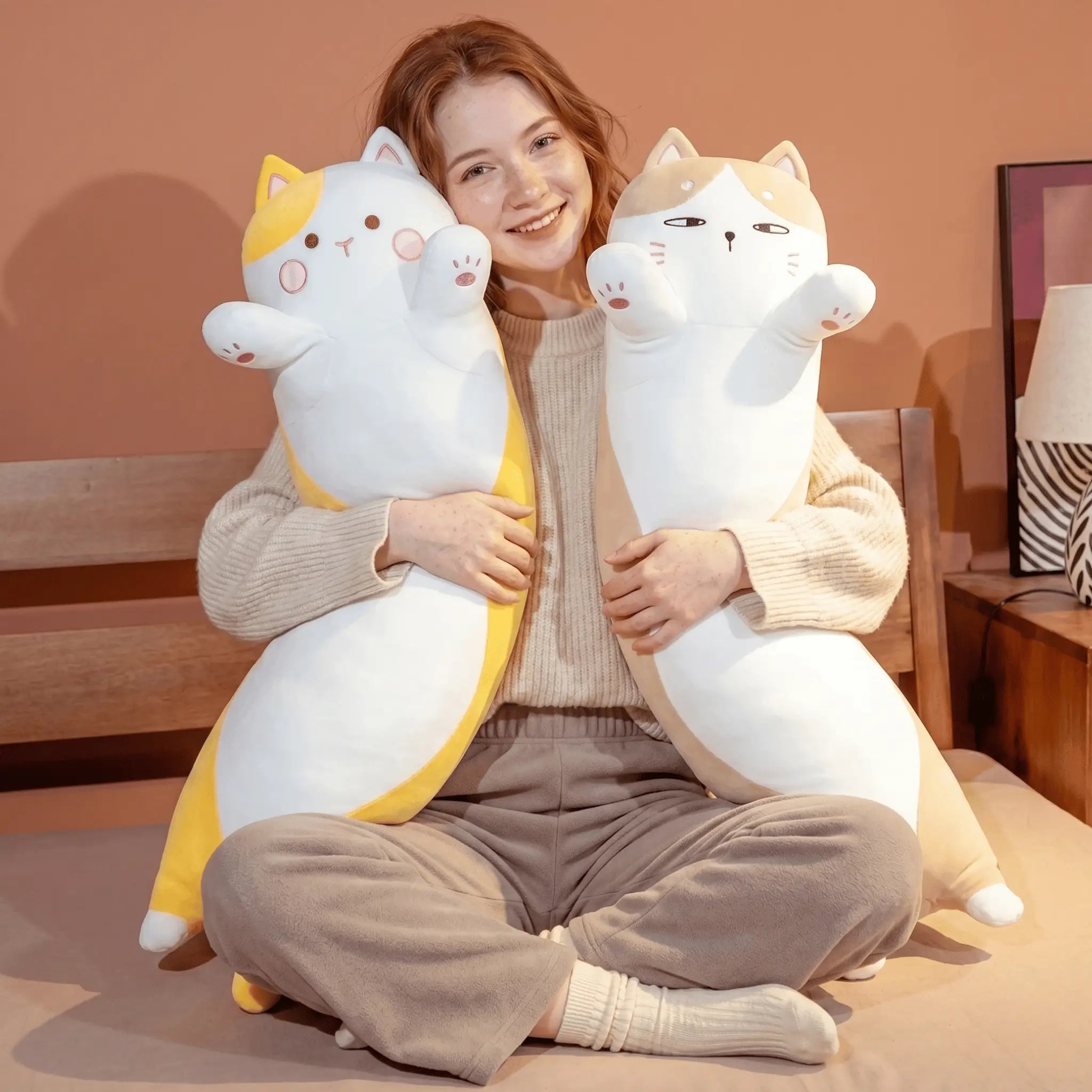 Stretchy the Sleepy Long Cat Nap Pillow