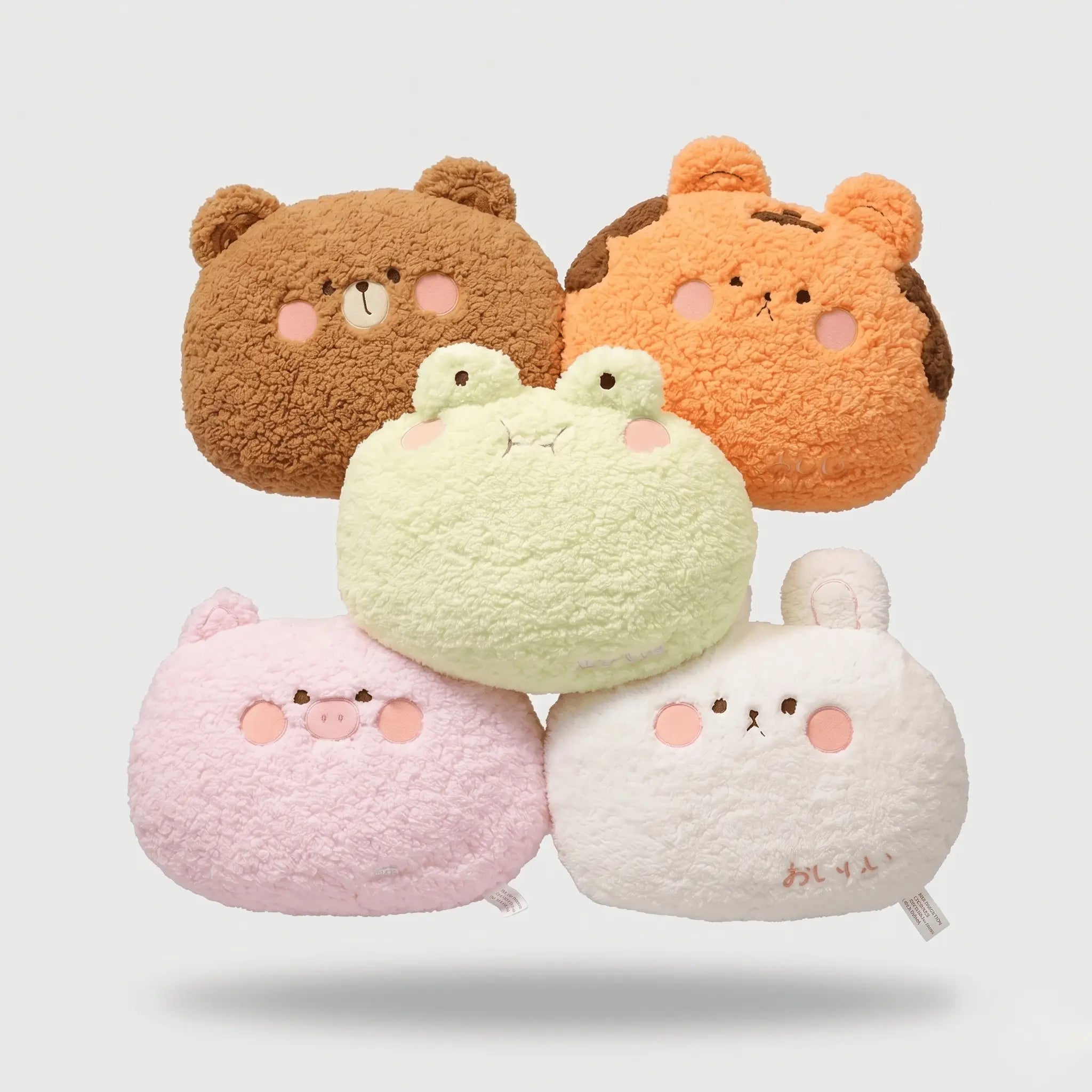 Cozy Kawaii Bear Rabbit Frog Pig Sofa Cushion Plush