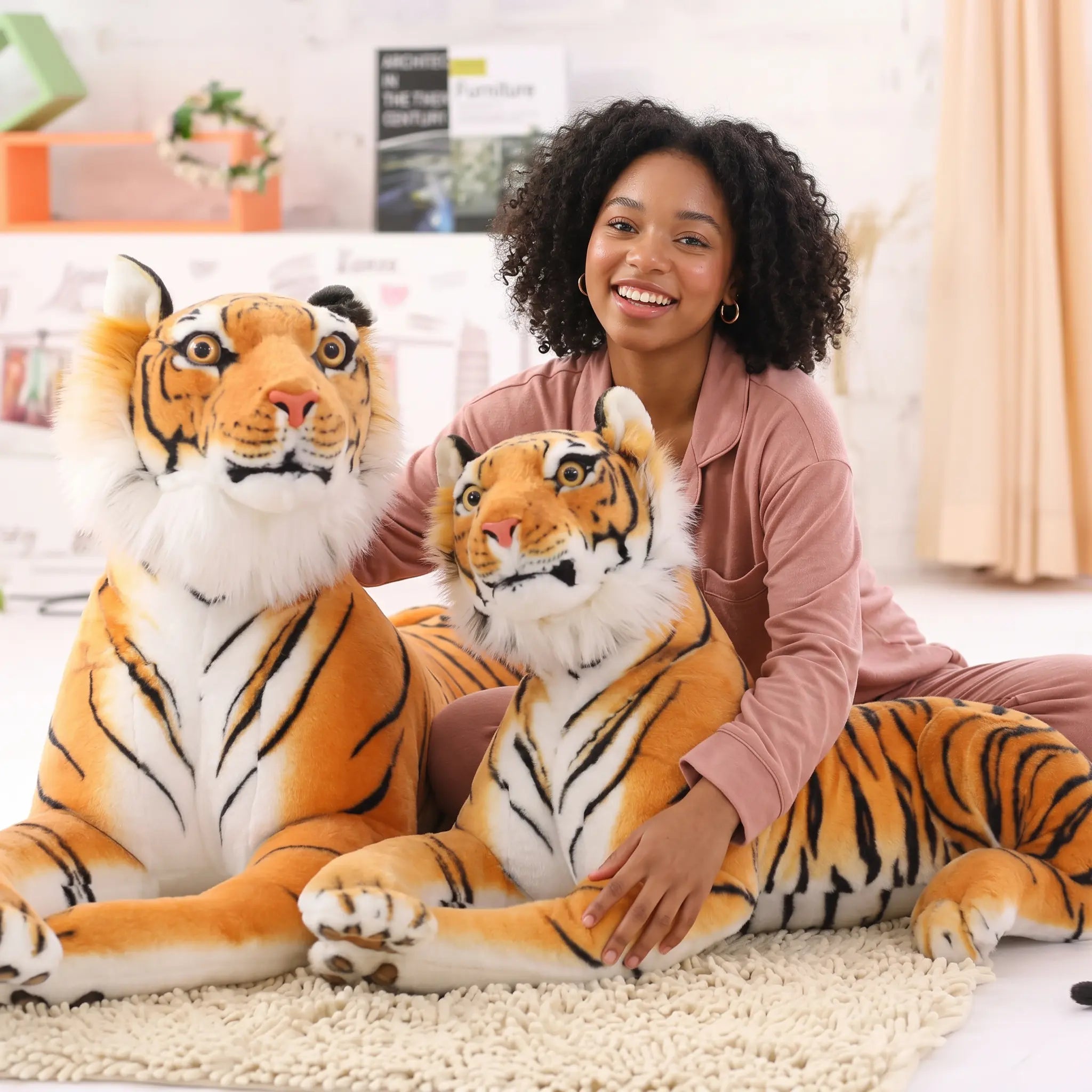 Blizzard the Giant White Tiger Plush