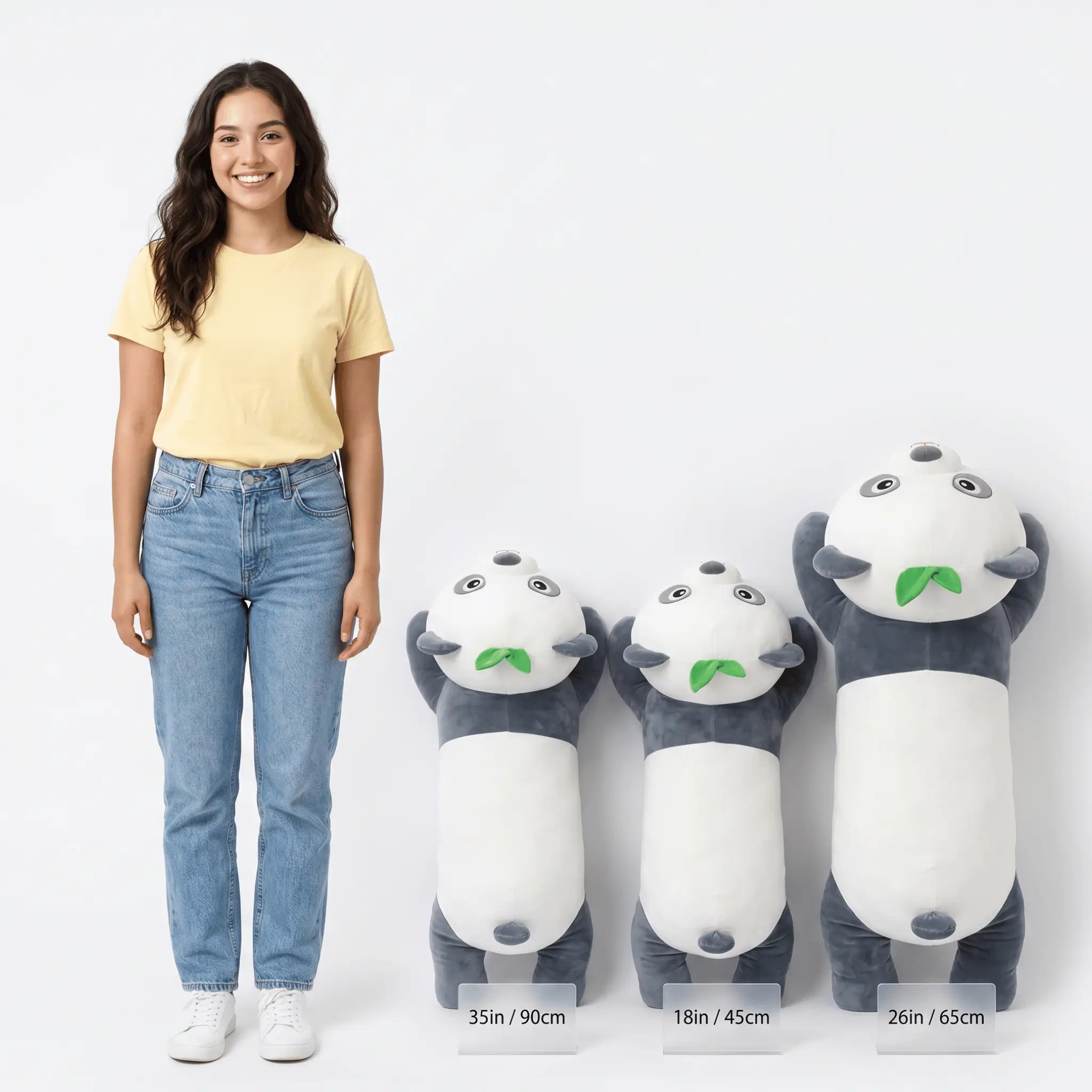 Bamboo the Kawaii Giant Panda Bear Plush Pillow