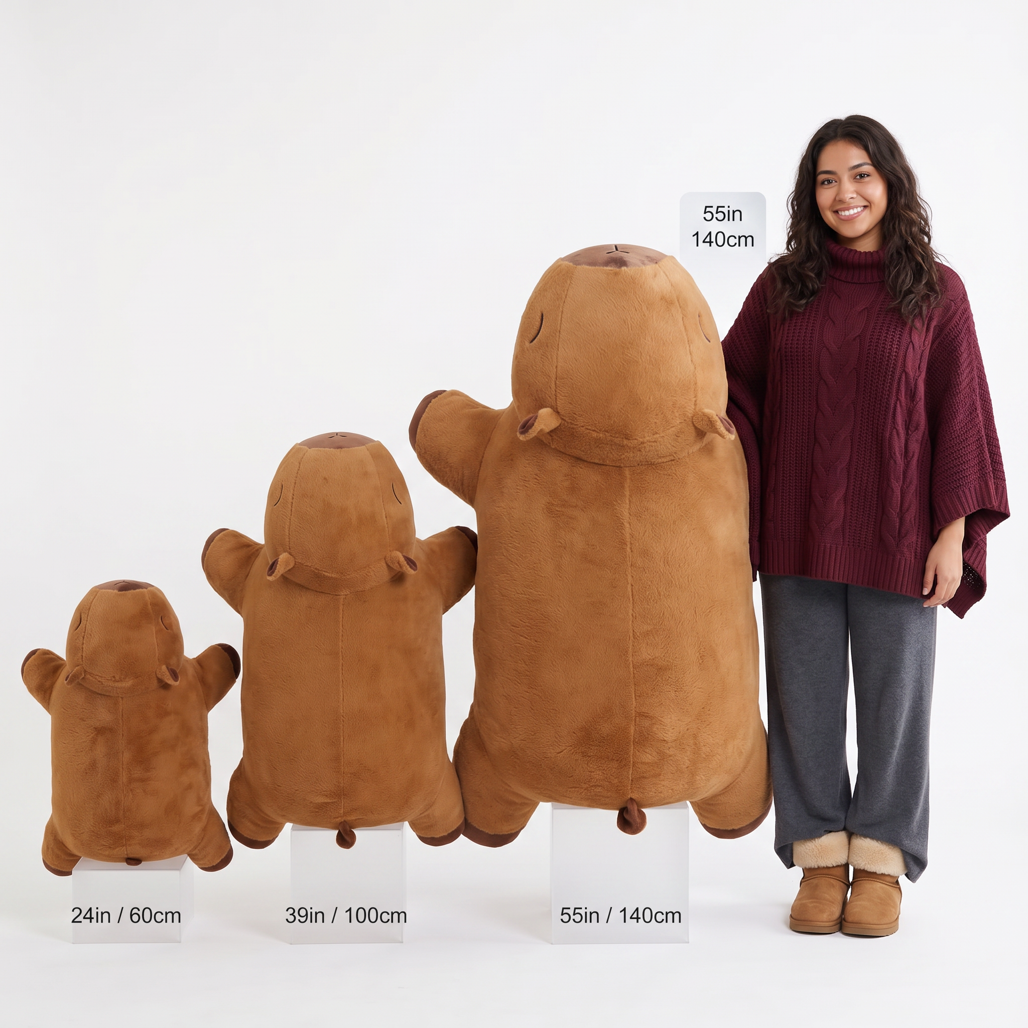 Capy the Giant Floor Mat Capybara Carpet Plush