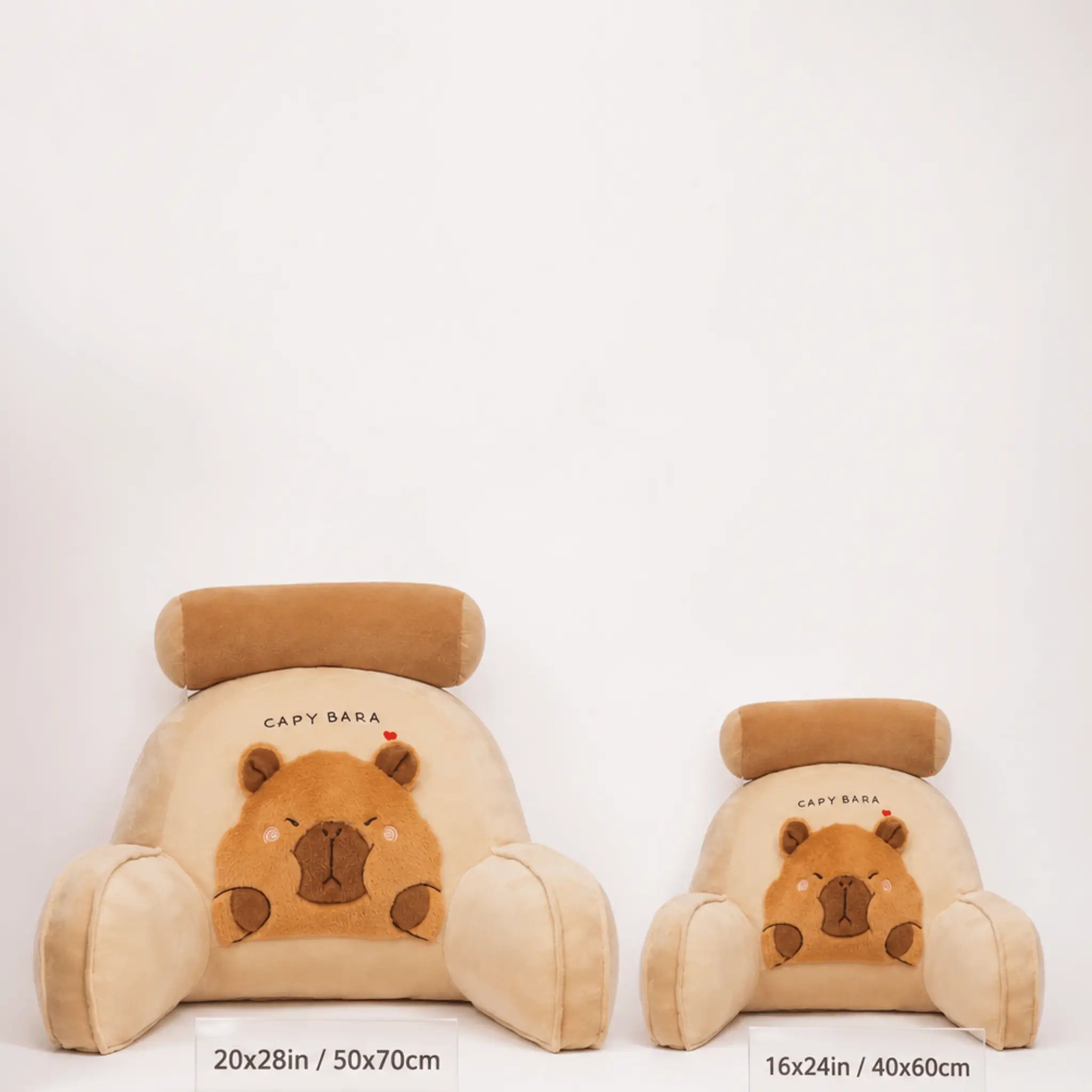 Capy the Cozy Capybara Backrest Triangle Pillow