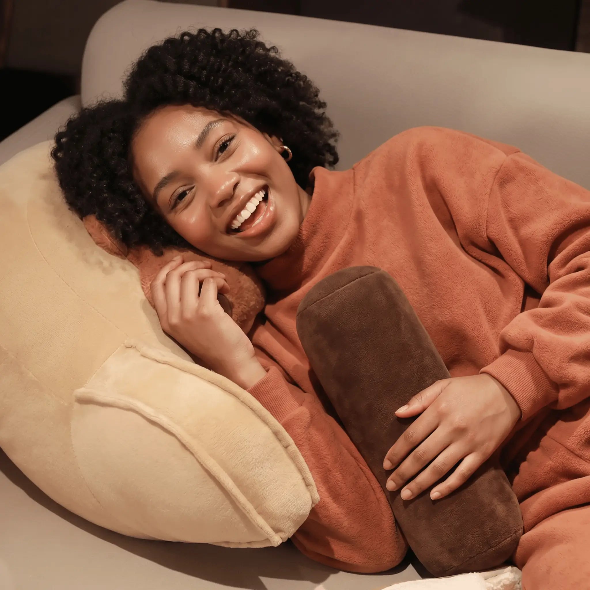 Capy the Cozy Capybara Backrest Triangle Pillow