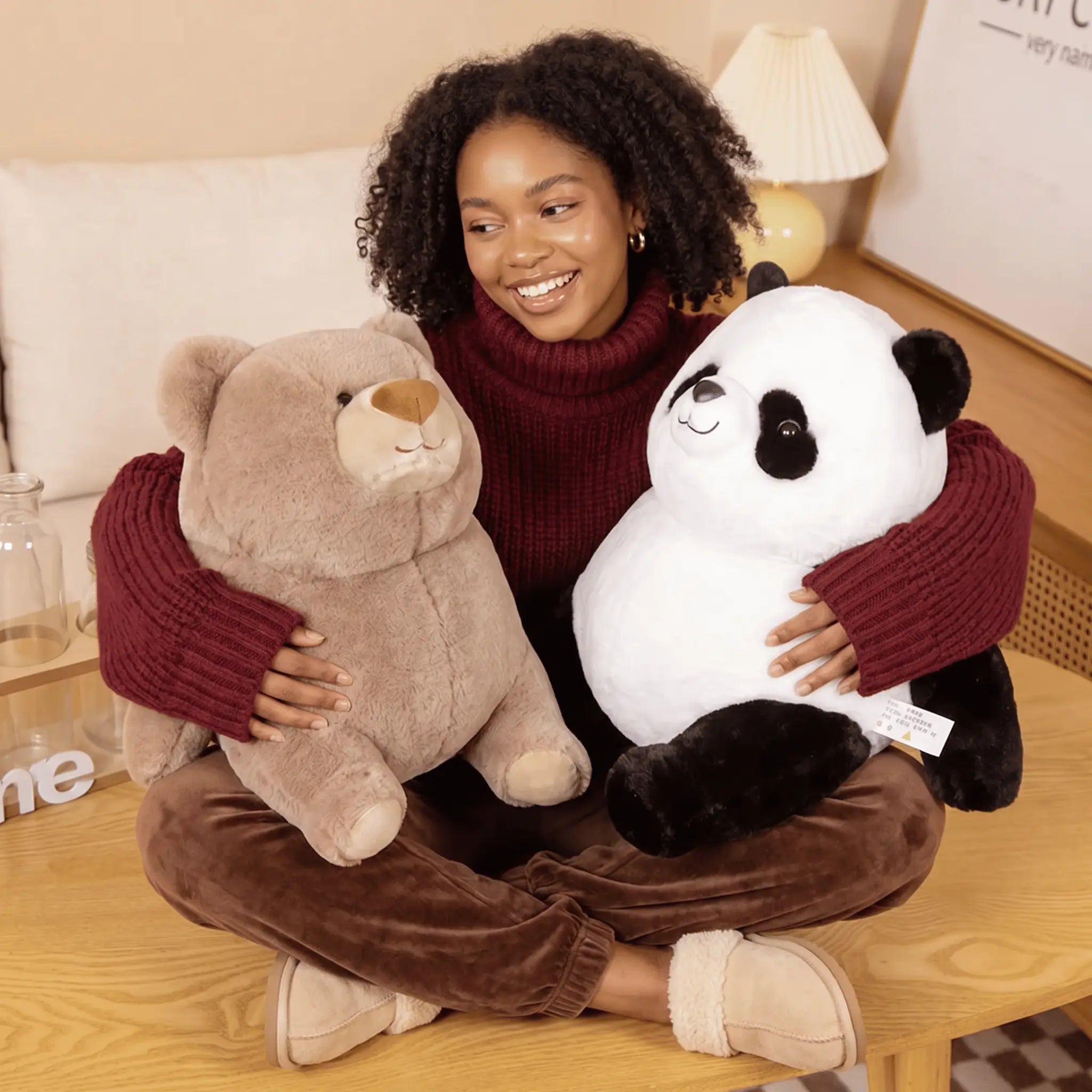 Chonky Dino Pig Panda Polar Bear Snuggle Plush
