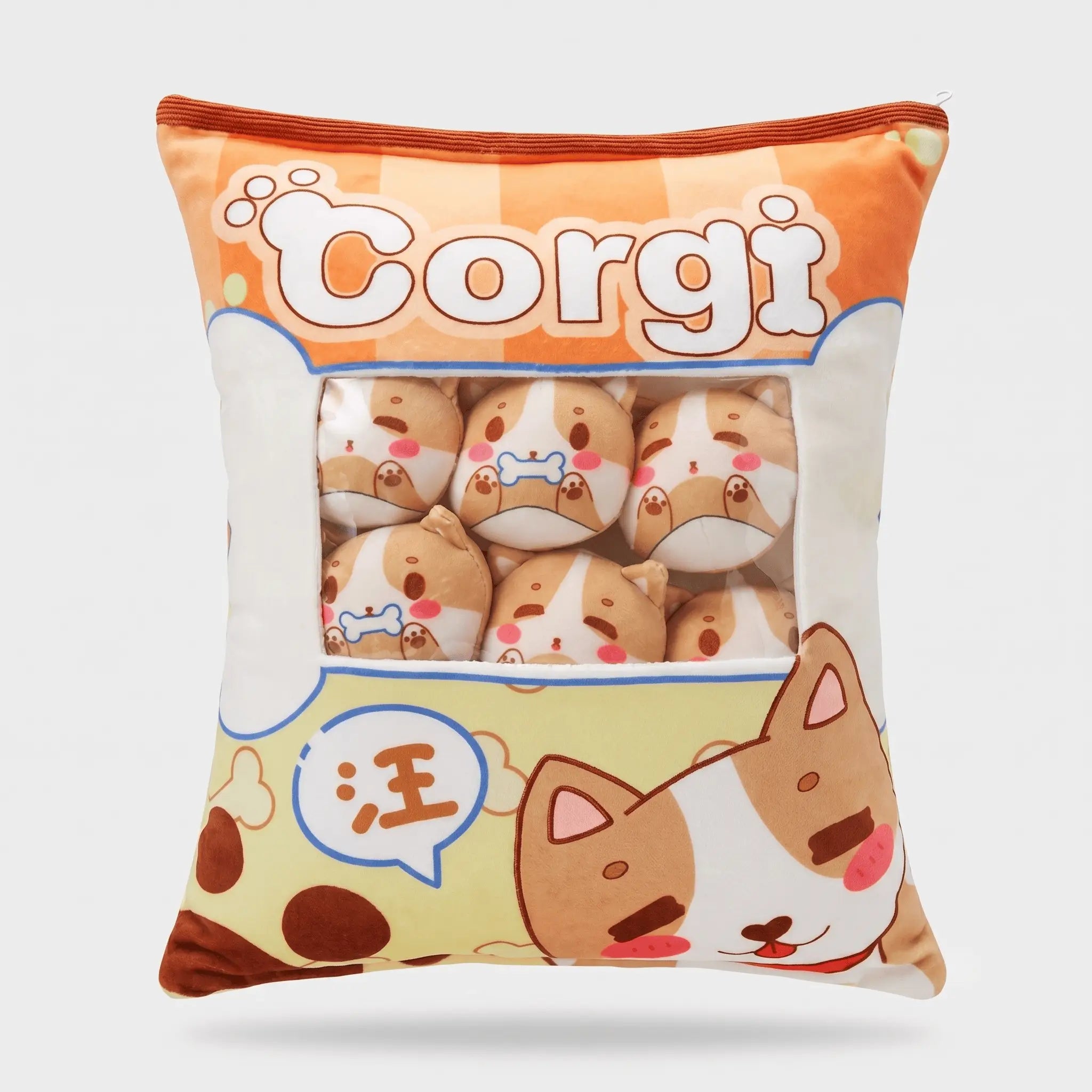 Mochi the Kawaii Mini Cat Snack Bag Plush Set