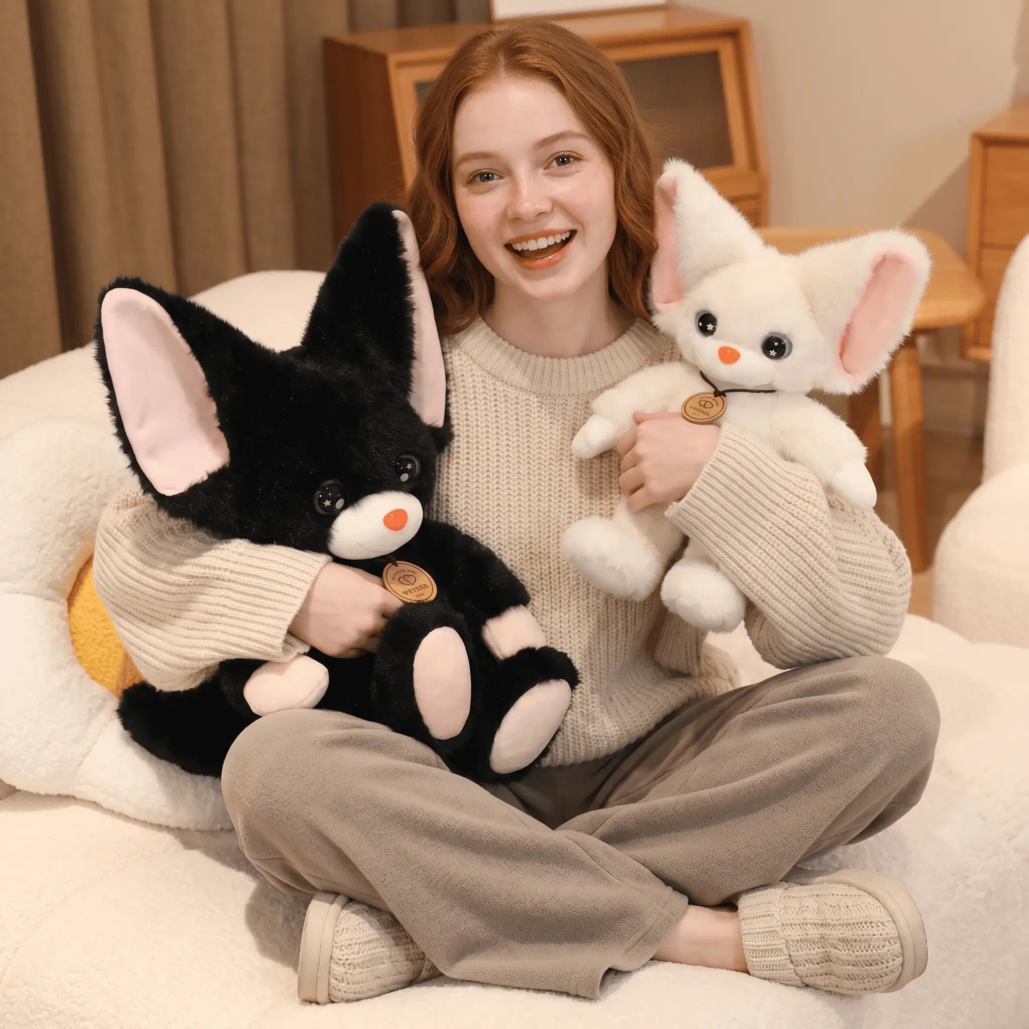 Devon the Kawaii Devon Rex Cat Snuggle Plush Pillow