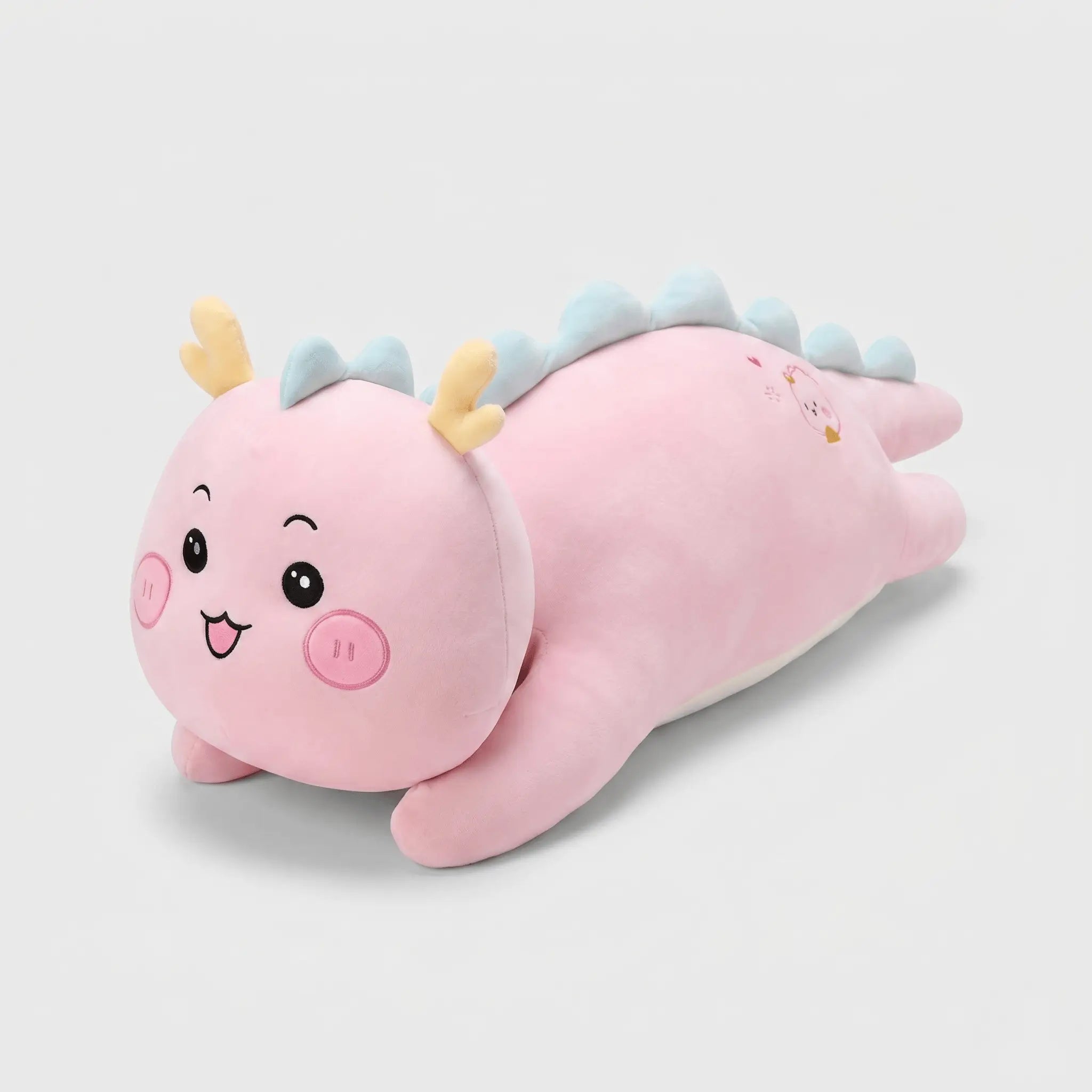 Long Snuggly Kawaii Dinosaur Dragon Plushie Pillow