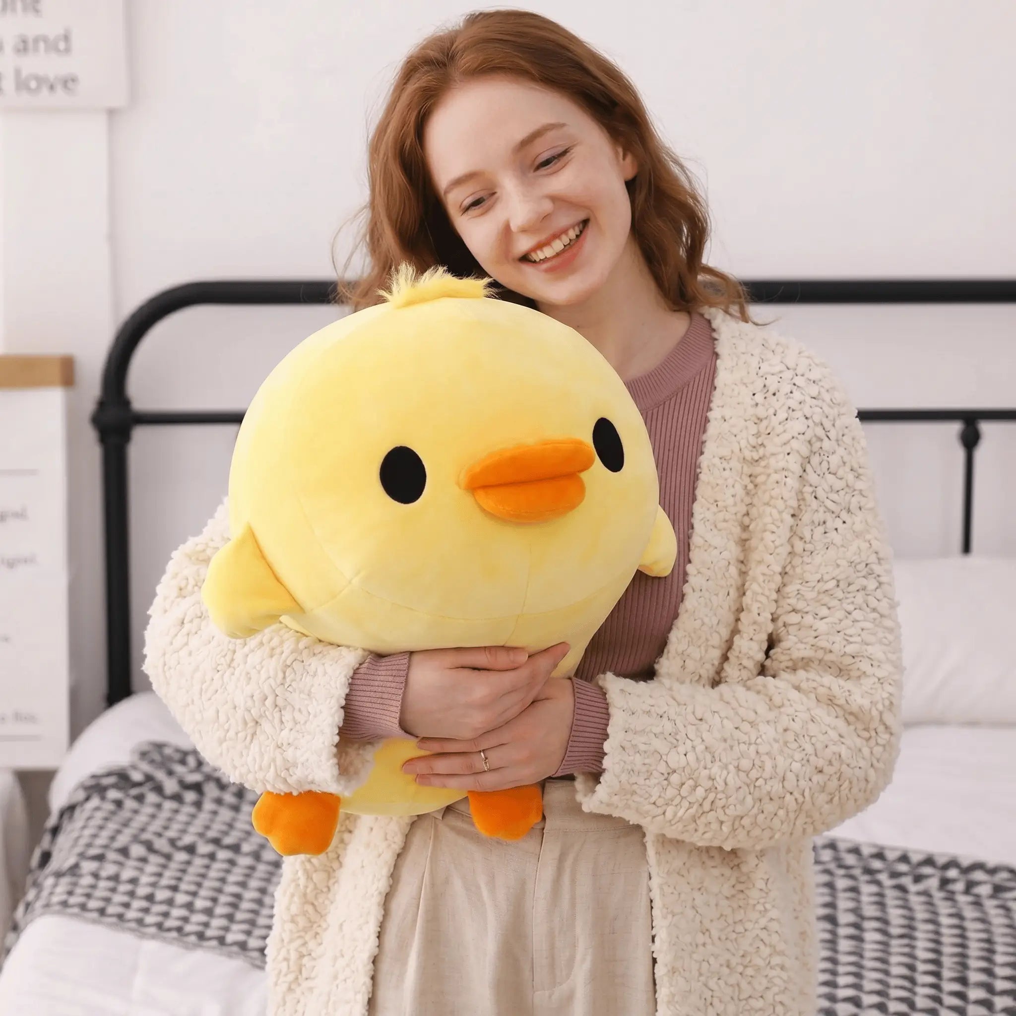 Ducky the Drowsy Lying Yellow Duck Plush
