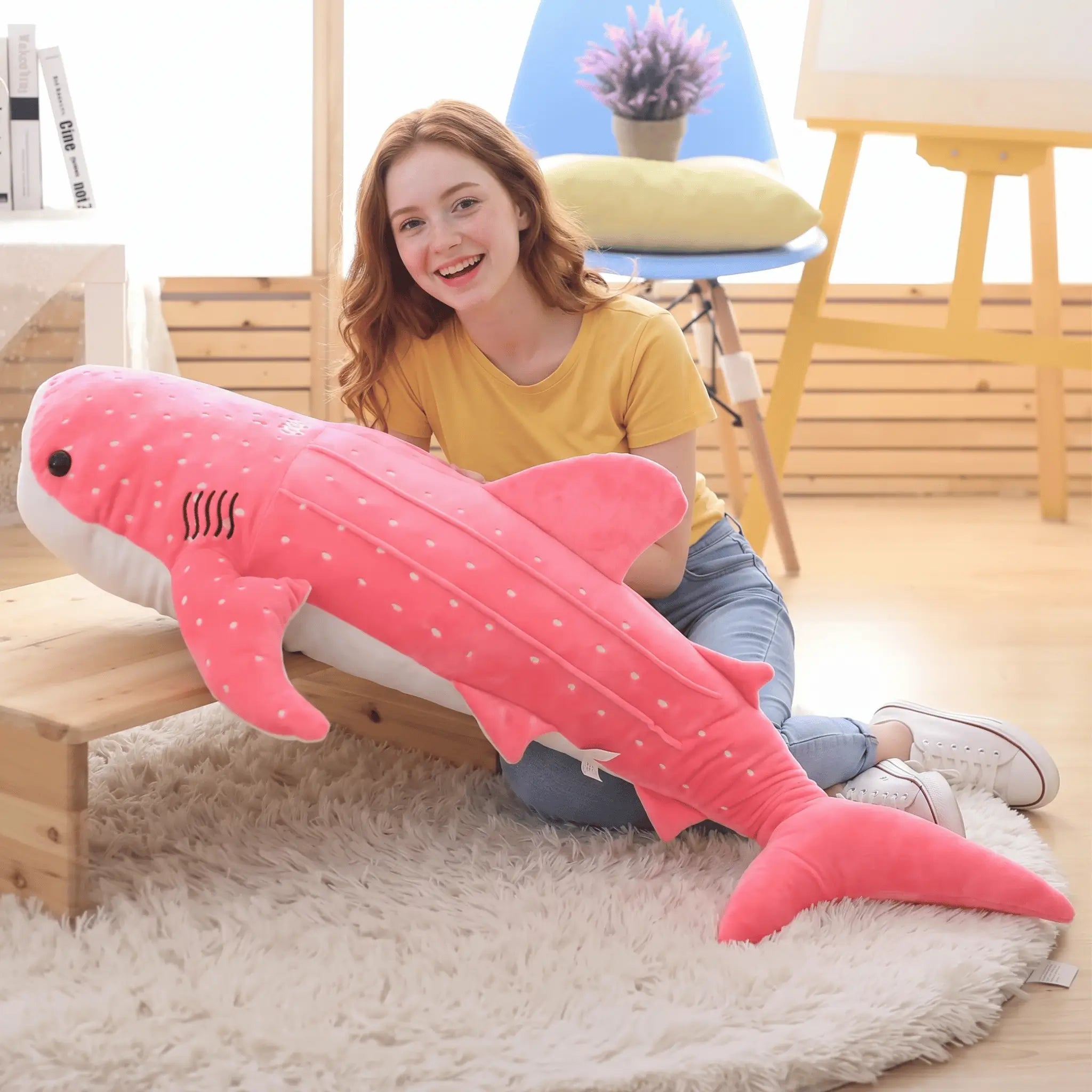 Finn the Chonky Shark Snuggle Pillow