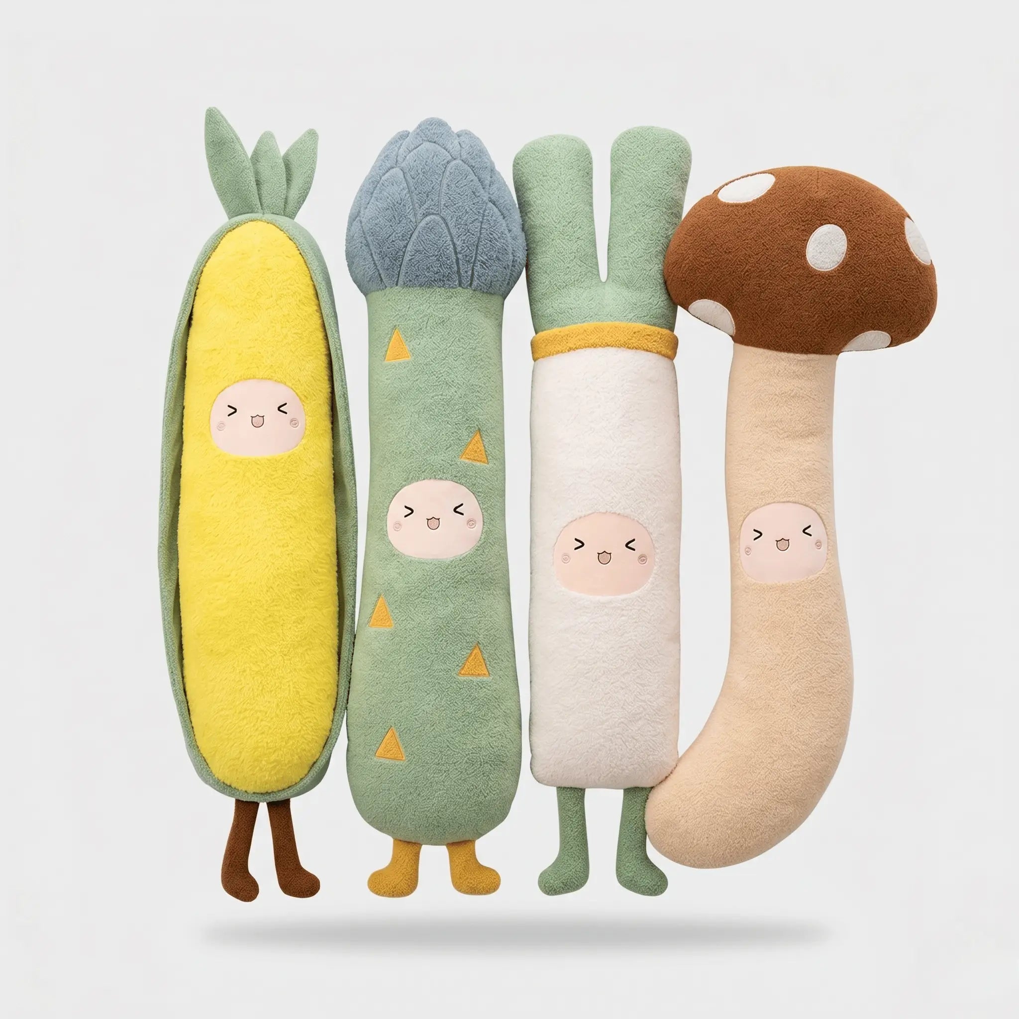 Corny the Soft Long Veggie Sleeping Pillow Plush