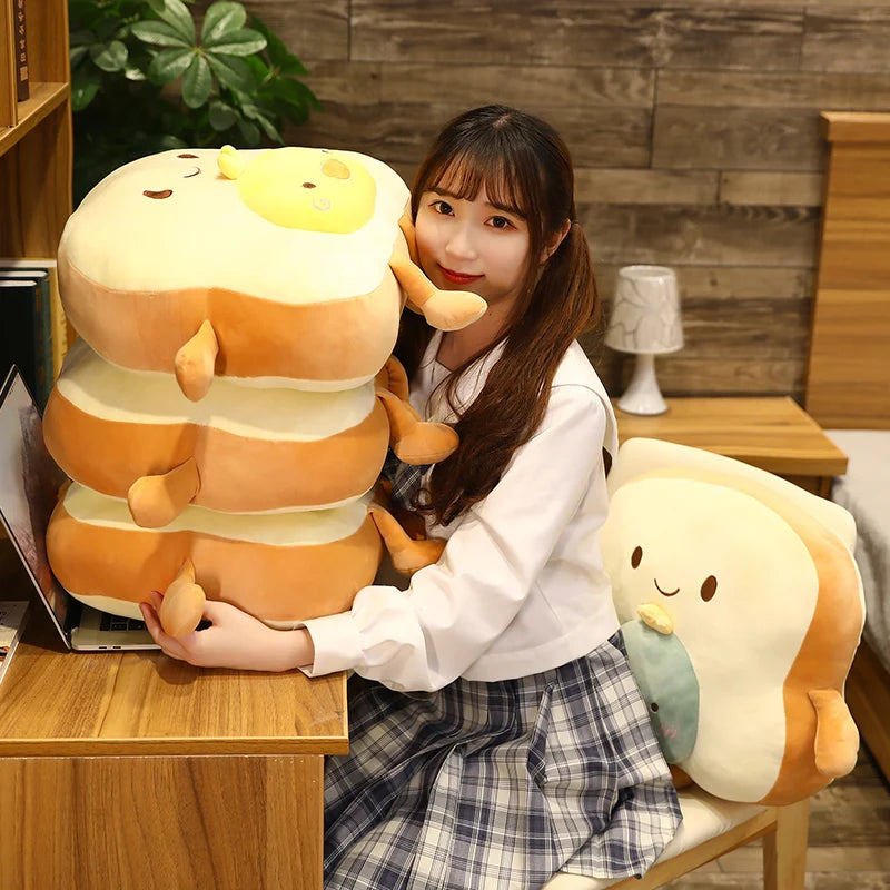 Toasty the Fruit Animal Smile Bread Legs Plush Pillow