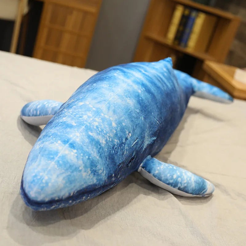 Bubbles the Giant Kawaii Blue Whale Snuggle Plushie