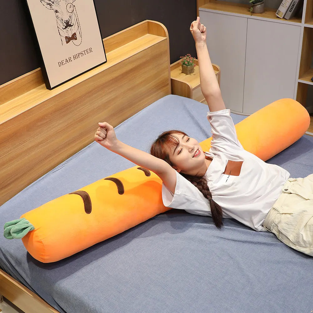 Strawberry the Kawaii Long Fruit Bed Pillow Plush