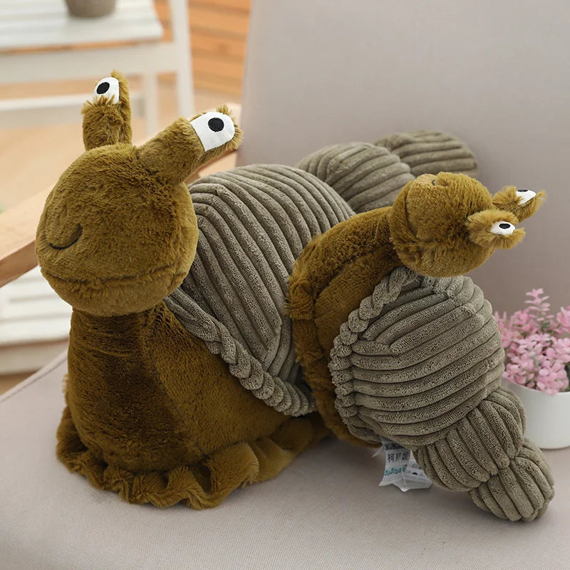 Swirly the Chubby Kawaii Snail Conch Snuggle Plushie