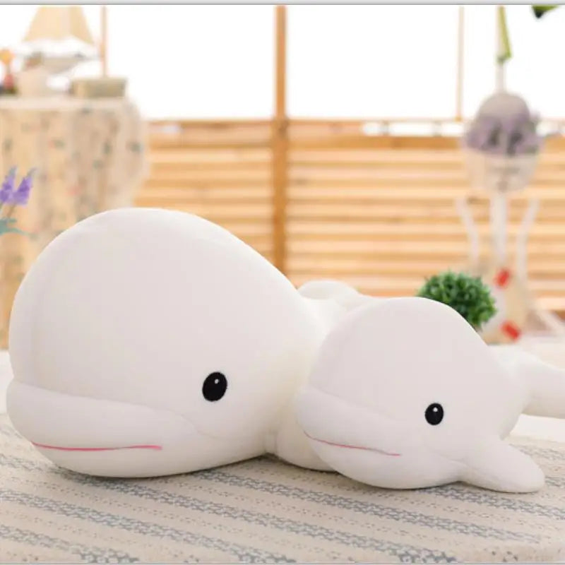 Chompy the Kawaii Funny White Shark Reading Pillow