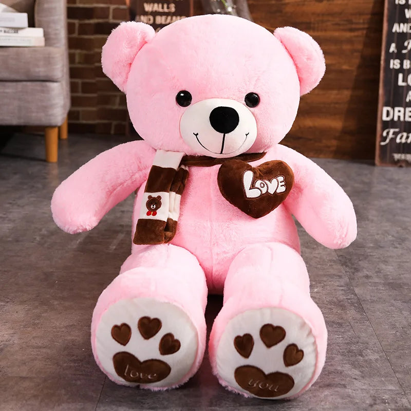 Cozy Bear with Scarf Snuggle Plush