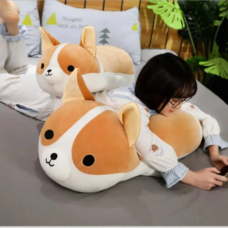 Shiba the Chonky Giant Kawaii Dog Snuggle Pillow