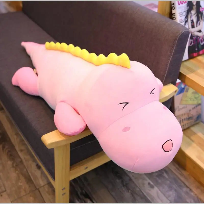 Lizzy the Giant Stuffed Cartoon Lizard Dino Plushie