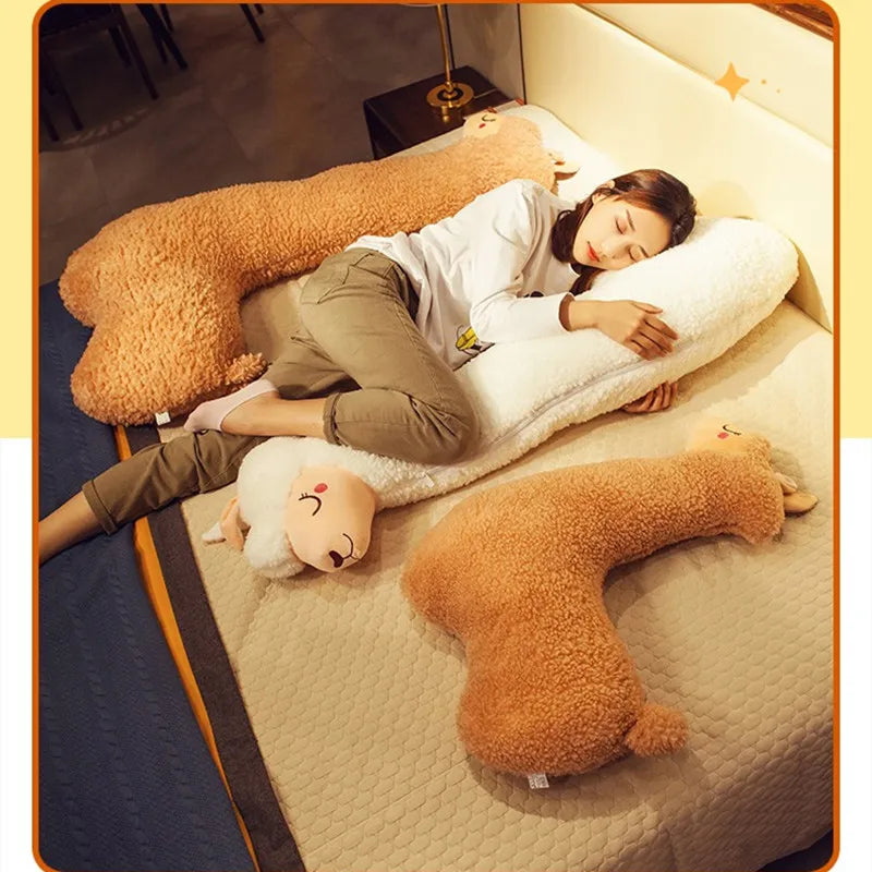Fluffy the Giant Japanese Alpaca Llama Snuggle Plush
