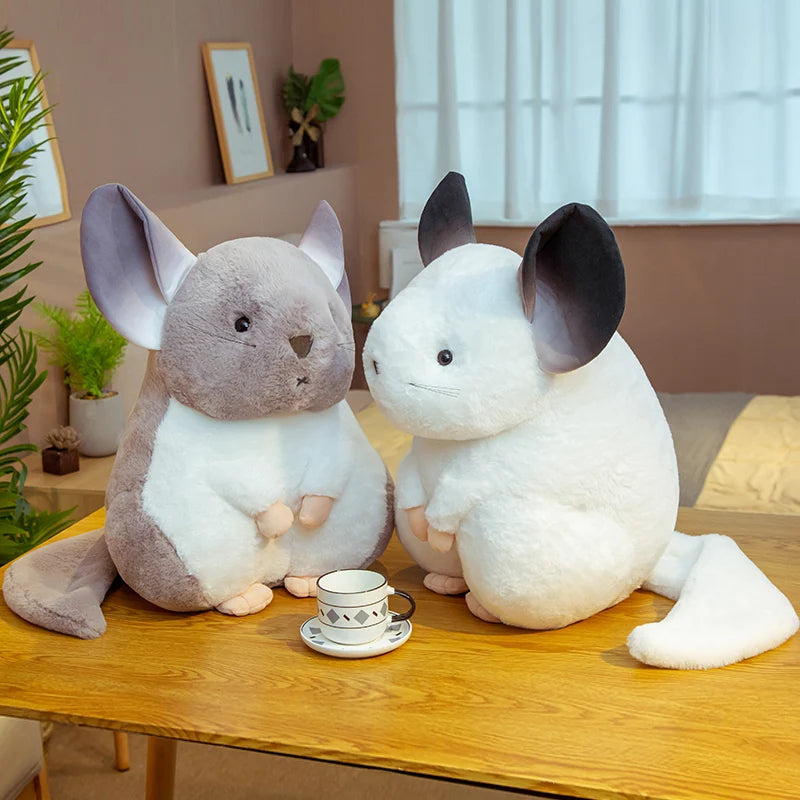 Cheeks the Squishy Chinchilla Plush Pillow