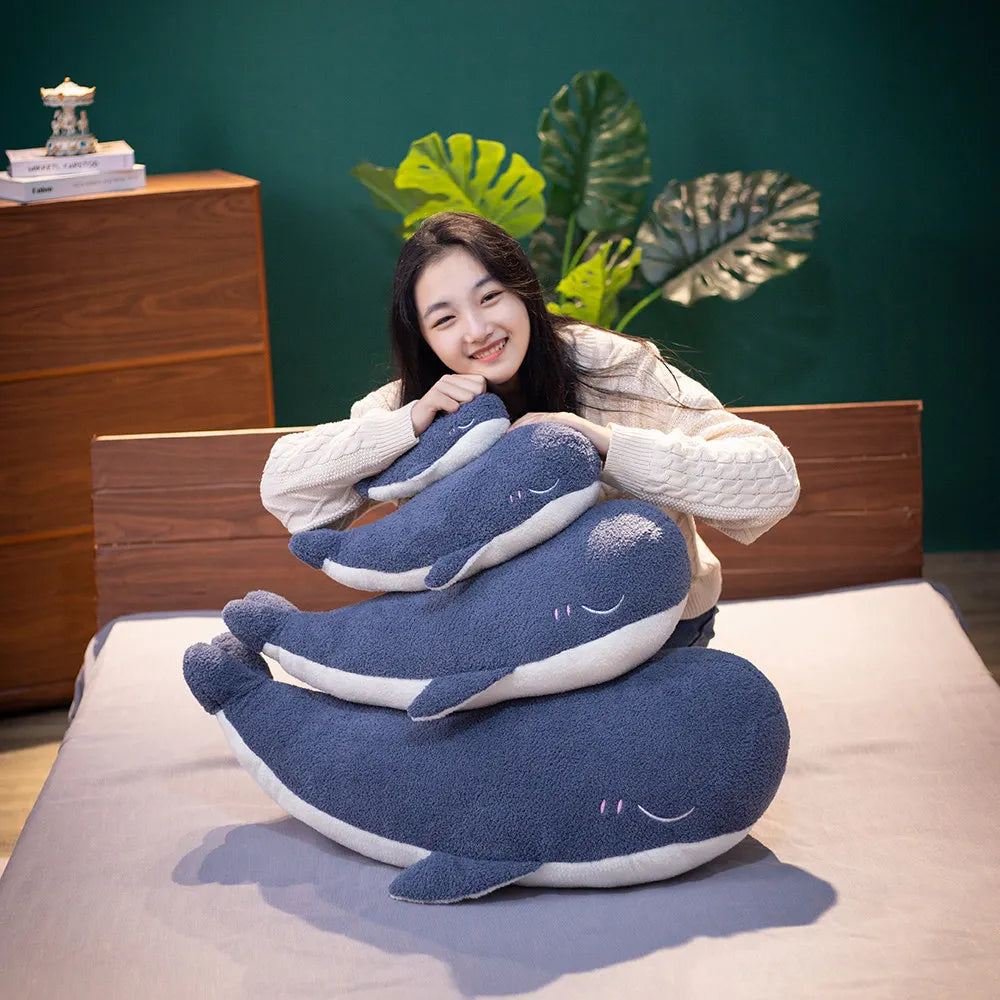 Moby the Super Soft Giant Blue Whale Snuggle Plush