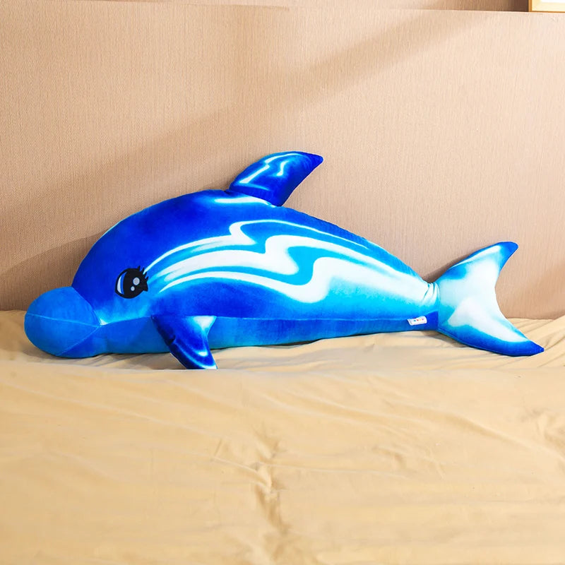 Dolphy the Kawaii Colorful Rainbow Dolphin Plushie